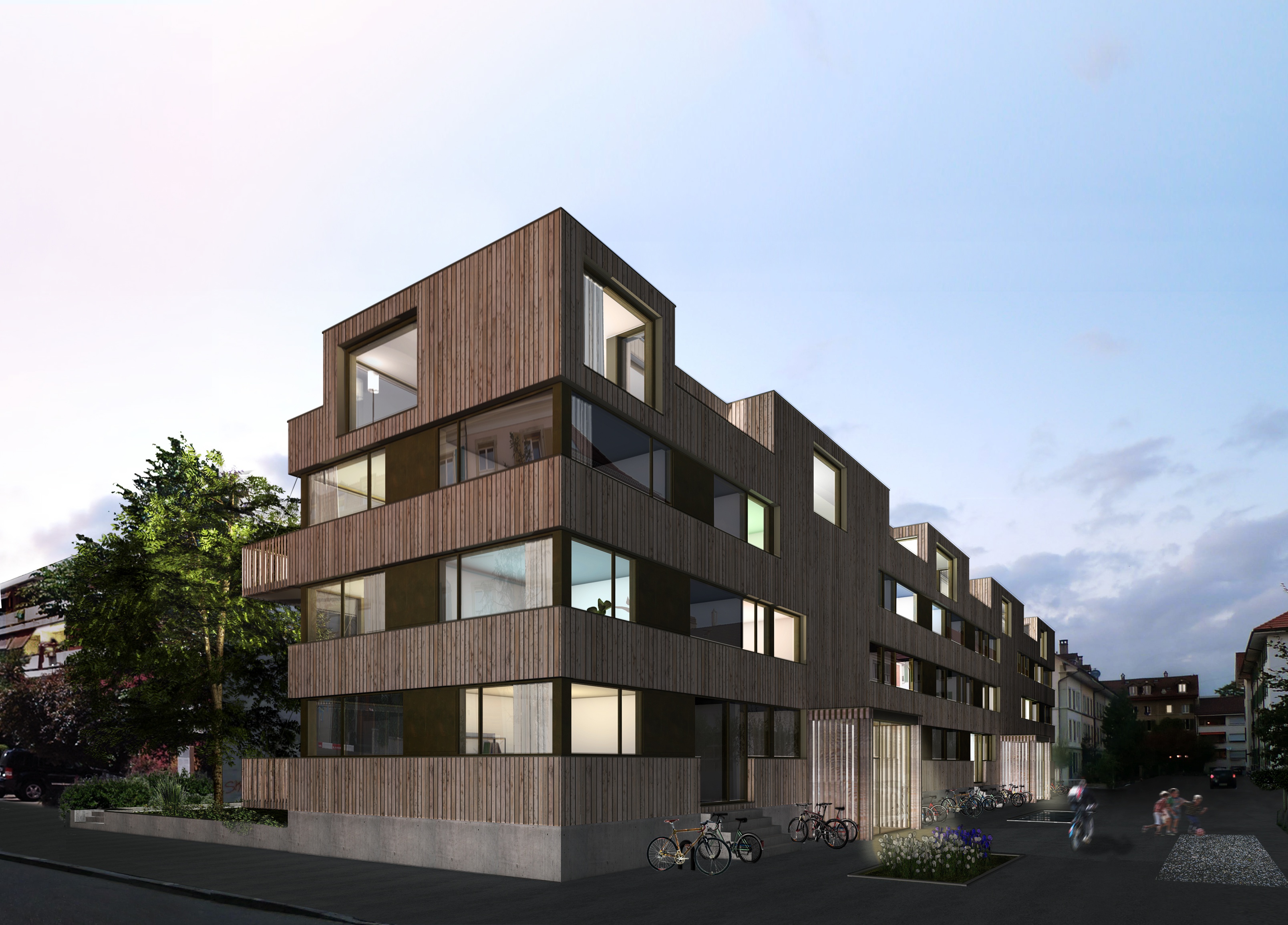 rollimarchini AG, Architekten Bern, Architektur, Wettbewerb, Wohnüberbauung Centralweg Bern, Neubau, Wohnen