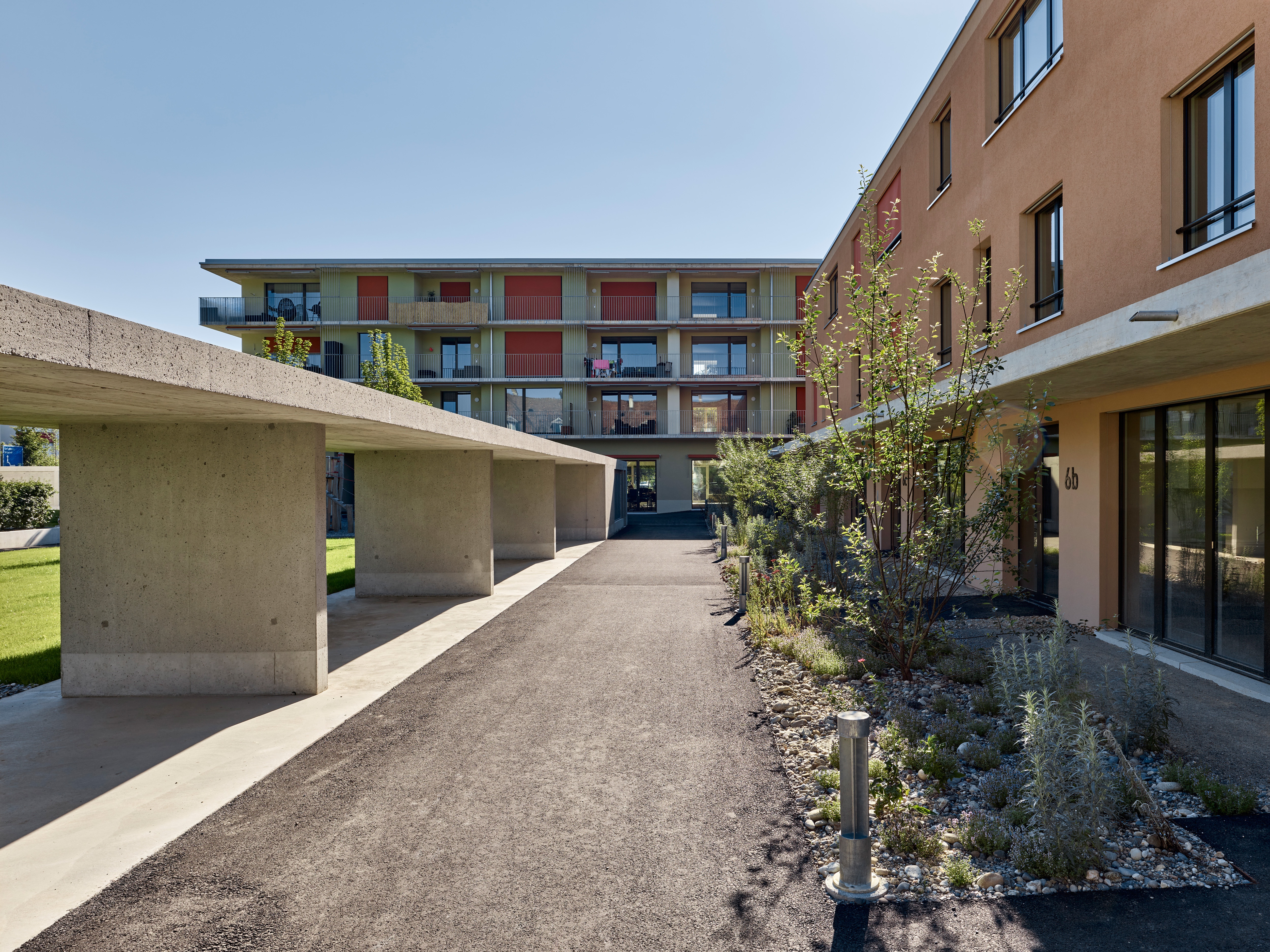 rollimarchini AG, Architekten Bern, Architektur, Wohnüberbauung Oberfeldpark, Gerlafingen, PTV, Allreal, Neubau, Wohnen, Dienstleistung